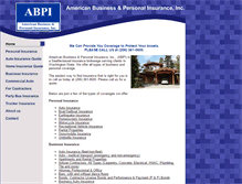 Tablet Screenshot of abpi-inc.com